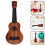 Black Double Arc Gesimuleerde Ukulele Gitaar Voor Kinderen 3