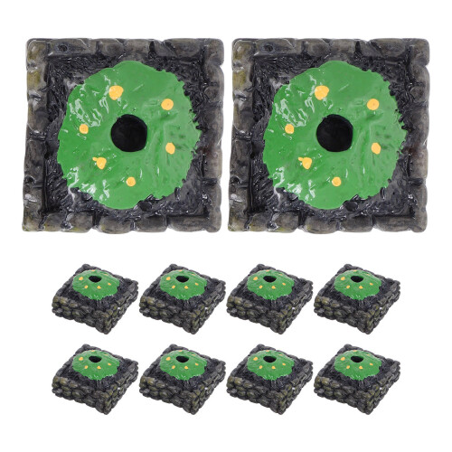 40St Mini Landschap Decor Boombasis Plastic Multikleur DIY 2