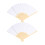 10 Witte Vouwende Handventilator Kinderfeestcadeau Diy 10