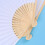 10 Witte Vouwende Handventilator Kinderfeestcadeau Diy 11