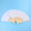 10 Witte Vouwende Handventilator Kinderfeestcadeau Diy 2