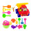 28 Stuks Kinderstrandset Speelzand Groen Plastic 9