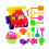 28 Stuks Kinderstrandset Speelzand Groen Plastic 8