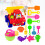 28 Stuks Kinderstrandset Speelzand Groen Plastic 11