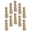 30 Stuks Onafgewerkte Peg Diy Schilderpoppen 3