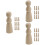 30 Stuks Onafgewerkte Peg Diy Schilderpoppen 8