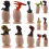 12St Gekleurde Plastic Ei Figuurtjes Voor Feest 6