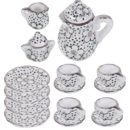 Mit Becher, Unterteller, Milchkrug, , Schale