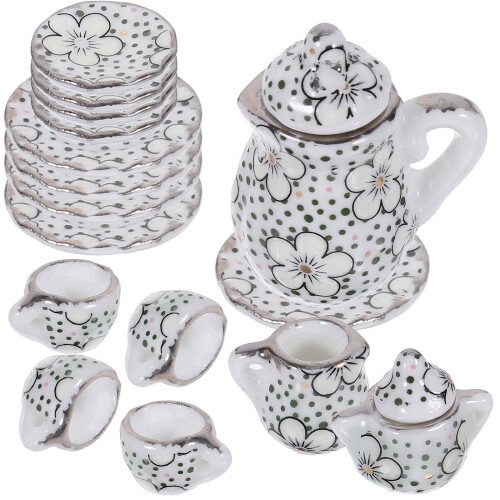 Mit Becher, Unterteller, Milchkrug, , Schale 2