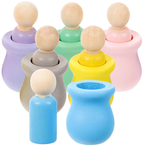 12 Stuks Onafgewerkte Peg Diy Schilderen 2