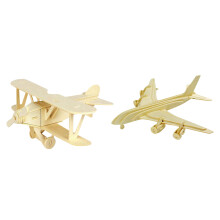 5 Stuks 3D Patrouillevaartuig Vliegtuig Diy Model