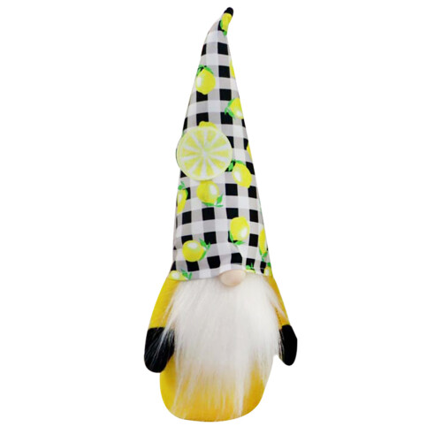 Lovely Summer Gnome Doll Design Plush Decoration