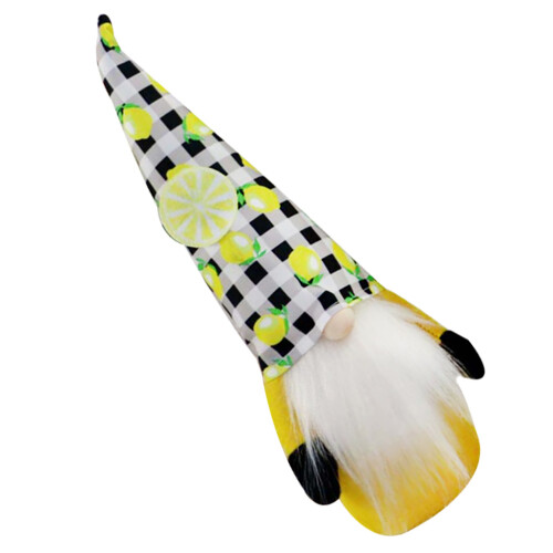 Lovely Summer Gnome Doll Design Plush Decoration 2