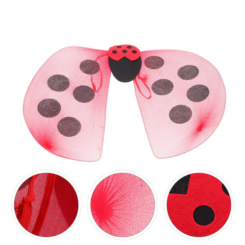 Cosplay Ladybug Vleugels Verkleedkleding En Optreden 2