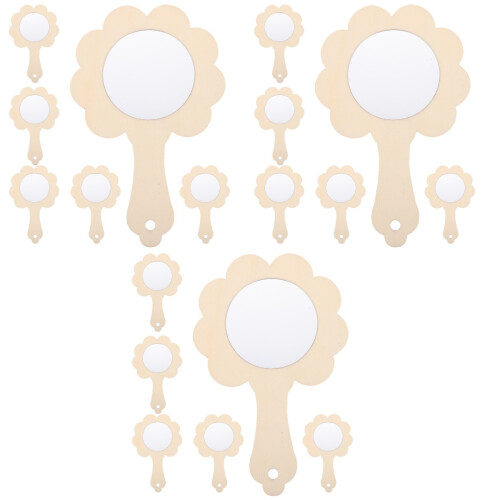 18 Stuks Mini Spiegels Diy Handspiegels Onafgewerkt 2