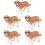 5St Kinder Educatief Hond Model Realistisch Speelfiguur 6
