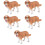 5St Kinder Educatief Hond Model Realistisch Speelfiguur 7