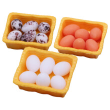 3 Sets Mini Eier Mit Aufbewahrungskorb Für Mikro Landschaften