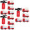 3Sets Speelgoed Rood ABS Kind Leerzaam Rollenspel 9
