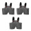 3 Stuks Pop Gestreepte Overalls Voor 10-15 Cm 4