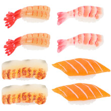 8St Hoogwaardige Imitatie Sushi Speelgoed PVC Kleurrijk En Decoratief