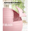 KAYMAN 65cm Exercise Ball Rose Quartz Anti-Burst System 6
