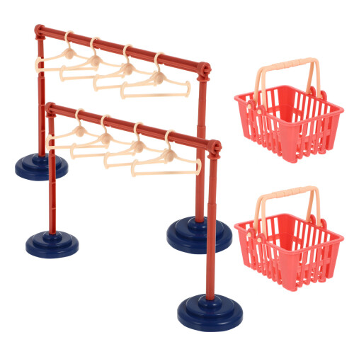 2 Sets Puppenkleider Mit Kleiderbügeln