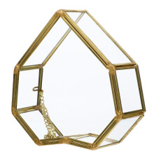 Schmuckkasten Goldener Display Mann