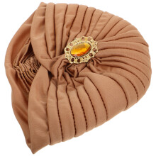 Vintage National Style Legierung Verziert Turban Hut
