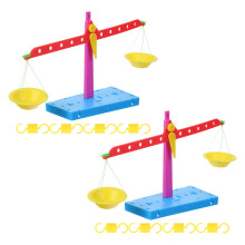 2 . DIY Hebelwaage Material Für Kinder STEM Mathelernspielzeug