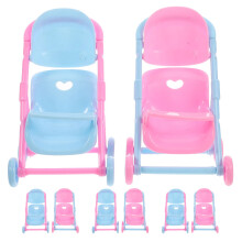 8Stk Baby Puppenwagen Für Kinder Rollenspiel Hausaccessoires