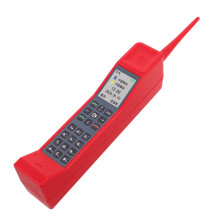 5St Vintage Plastic Telefoonmodel Rood Retro Voor Podium