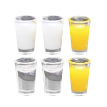 3 Paar Simulierte Mini Wasserbecher Kunststoff Für Miniaturhäuser Deko