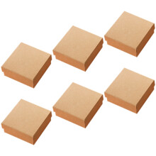 6Stück Schmuck Geschenkpapierbox Mit Schaumstoffeinlage
