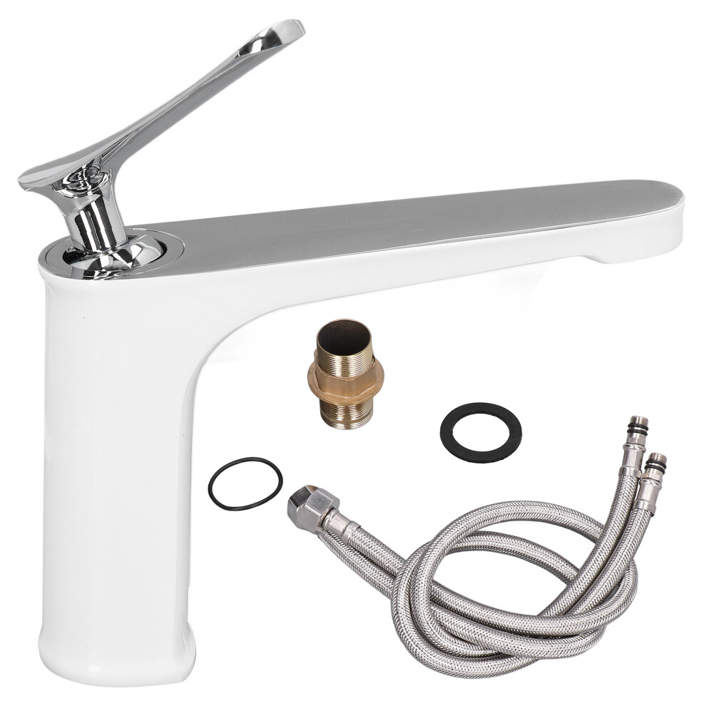 Water-Saving Aerated Basin Mixer Faucets, Easy-Install Single-Hole Deck Mount For Home Hotel Commercial Bathroom Lavatory, Lead-Free Healthy Faucet De 9060116567331