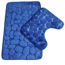 Veelzijdige badkamermatten, multifunctioneel gebruik met hoogwaardig traagschuim, wijnrode antislip latex onderkant voor extra veiligheid,