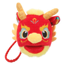 3Stück Chinesisches Drachen Maskottchen Gefüllte Hängende Drachenpuppe