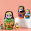 De Muñecas Matryoshka Apilables De Dibujos 5