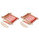 2 Sets Kinder Diy Webstuhl Spielzeug Strickspielzeug Webrahmen 4