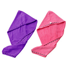 Praktisches 2er-Pack Haartrocknungswickel, weniger Reibung, einfache Anwendung, super saugfähig, schnelltrocknend, dick und dennoch leicht, für
