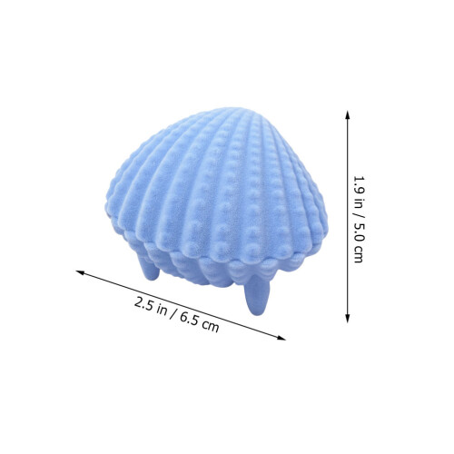 2Stk Shell Schmuckboxen Für Ohrringe Ring Halskette Display 2