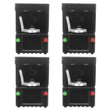 16Stk Kleine Schwarze Kaffeemaschine Für Puppenhaus
