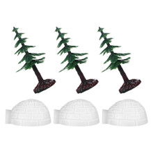 6 Unidades Árbol De Miniatura Manualidad