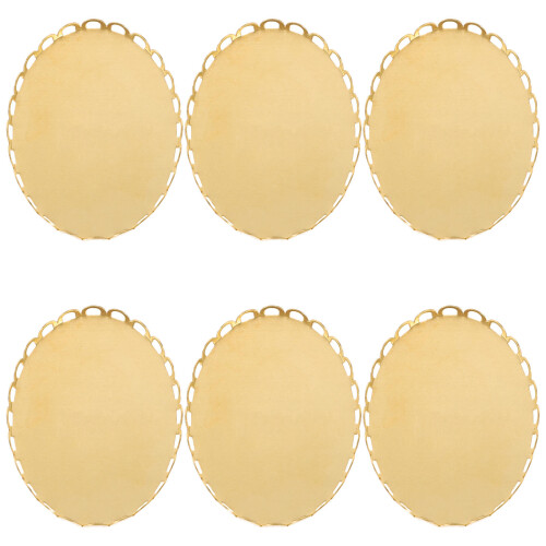 30Stk Mini Tabletts Gold Robust Resin Kunststoff Für