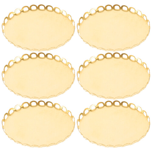 30Stk Mini Tabletts Gold Robust Resin Kunststoff Für 2