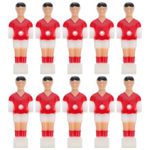 10 Unidades De Jugadores Fútbol Plástico Para