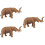 3 Kinder Tiermodell Spielzeug Deko Desktop Accessoire 8