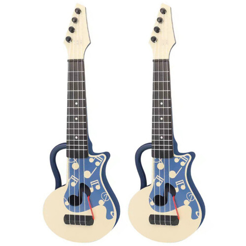 2 Unidades Ukulele Profesional Para Práctica Infantil Y