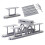 2Sets Bausatz Für Schienenlandschaft Mit Und 1