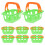 10 Unidades Cesta Mini Supermercado Juguete Hogar 8